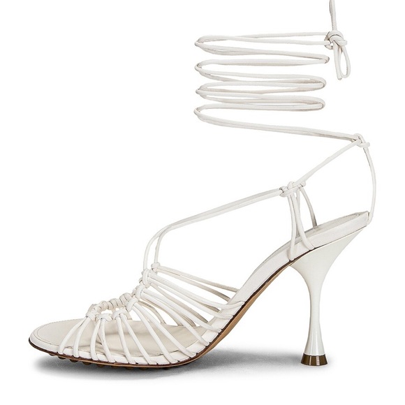 Bottega Veneta Dot Lace Up Sandals - Picture 3 of 10